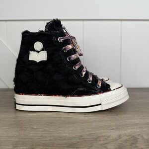 Converse Isabel Marant X Chuck 70 Internal Wedge High Raven A10223C Womens Sz 8